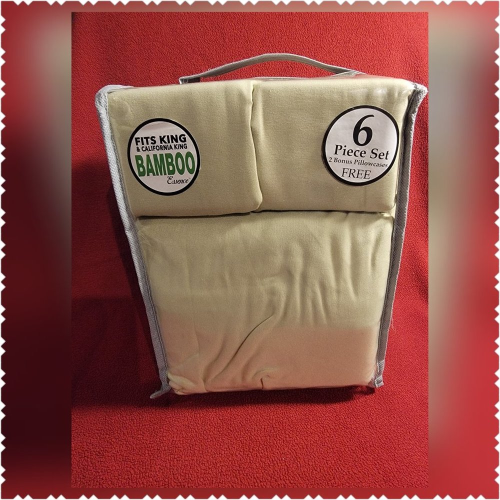 ORGANIC BAMBOO CALIFORNIA KING SIZE SHEET GREEN